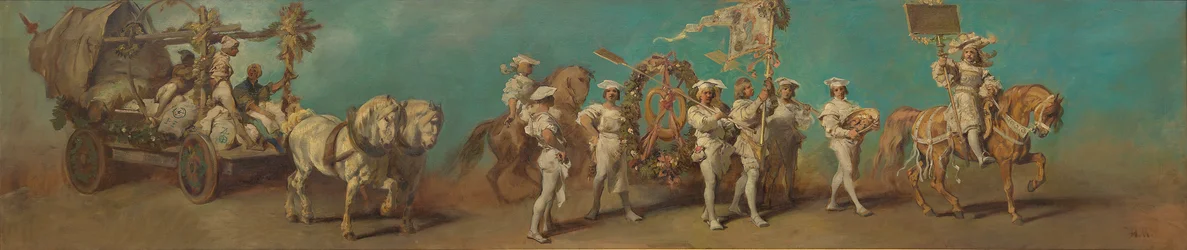 Design for the Festive Procession of 1879 - The Millers and Bakers
