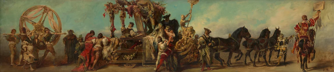 Design for the Parade 1879 - The Textile Industry