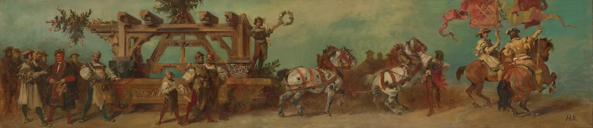 Design for the Festive Procession 1879 - The Carpenters