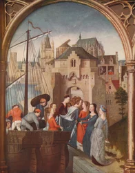 The Arrival of St. Ursula at Cologne, 1489, c1915