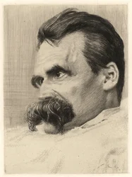 Portrait of Friedrich Nietzsche