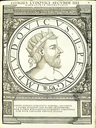 Ludouicus II, illustration from 