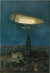 Parseval Airship over Berlin