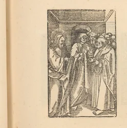 Christ with a Group of Men