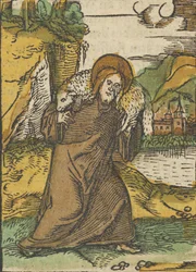 Christ as Good Shepherd, from Das Plenarium