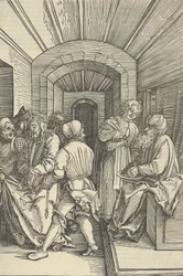 Pilate Washing his Hands, from Speculum passionis domini nostri Ihesu Christi