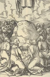 The Ascension of Christ, from Speculum passionis domini nostri Ihesu Christi