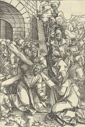 The Bearing of the Cross, from Speculum Passionis Domini Nostri Ihesu Christi