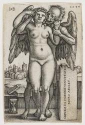 Death Seizing a Woman
