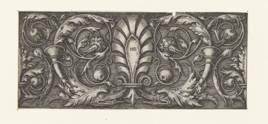 Frieze with a Palmette between Foliage