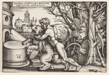 Hercules and the Nemean Lion