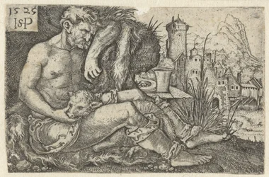Shepherd and a Sheep