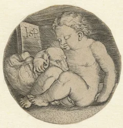 Naked Girl with a Dog