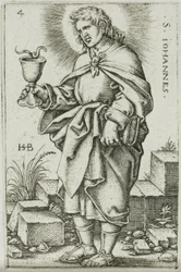 St. John, plate 4 from The Twelve Apostles