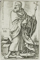 St. Philip, plate 5 from The Twelve Apostles