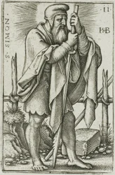 St. Simon, plate 11 from The Twelve Apostles
