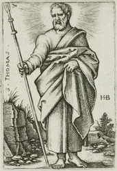 St. Thomas, Plate 7 from The Twelve Apostles