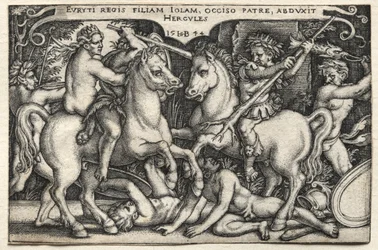 The Labors of Hercules: Hercules Abducting Iole