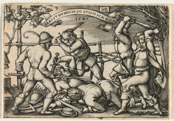 The Peasant Wedding or the Twelve Months: No. 9, 1547