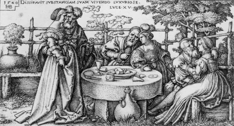 The Prodigal Son Wasting his Fortune from the series The History of the Prodigal Son