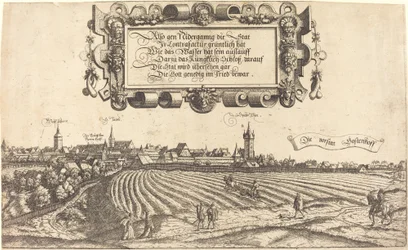 View of Nuremberg from the West (right section)