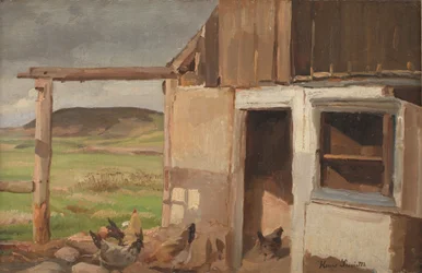 House with Chicken Yard