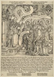 The Emperor Maximilian Presented to Christ by His Patron Saints