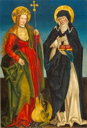 Saints Margaret and Ottilia - Inzigkofen Altar