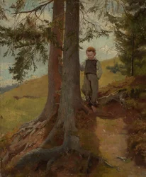 Peasant Boy at the Edge of the Forest