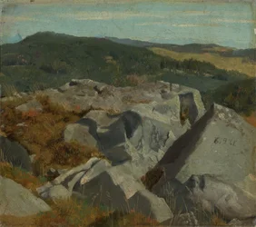 View of Rocks and Ridges