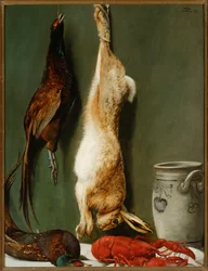 Still Life: Hare, Pheasants, Lobster and Jug
