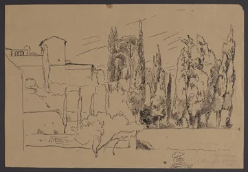 Surroundings of the Monastery of Saint Francis in Florence