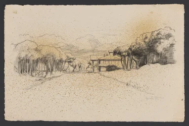 Landscape with a House among Trees