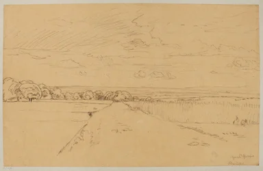 Landscape with a Road from the Vicinity of Oberursel