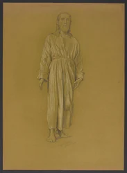 Study of the Figure of Christ