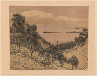 View of Lake Garda from the Vicinity of Gardone Riviera, Lombardy