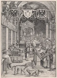 Maximilian I Hearing Mass