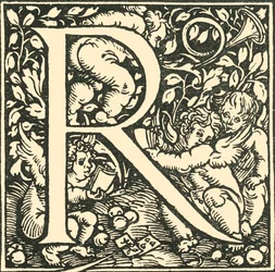 R - An Alphabet by Hans Weiditz