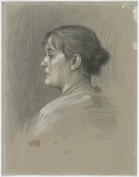 Portrait of Klara Bruckmann