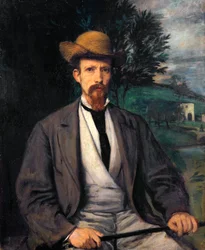 Self-Portrait with Yellow Hat