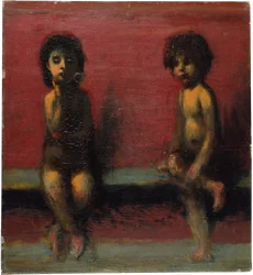 Two Seated Children