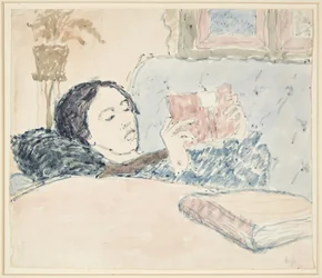 Interior with One of the Artist