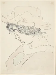 Girl with Pink Hat, the Artist
