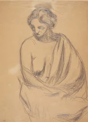 Seated Female Model