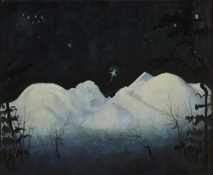 Winter Nights in the Mountains