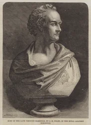 Bust of the late Viscount Hardinge, by J H Foley