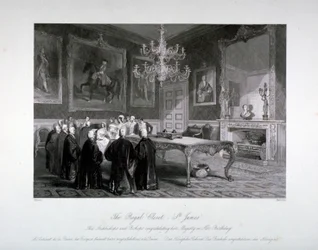 Interior view of the Royal Closet in St James