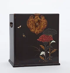 Cabinet with gilded metal fittings, Edo period, late 17th-mid 18th century