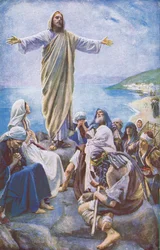 Come unto me, illustration from Harold Copping Pictures: The Crown Series, c.1920s
