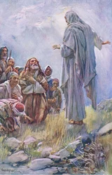 Go ye therefore and teach all the nations, illustration from Harold Copping Pictures: The Crown Series